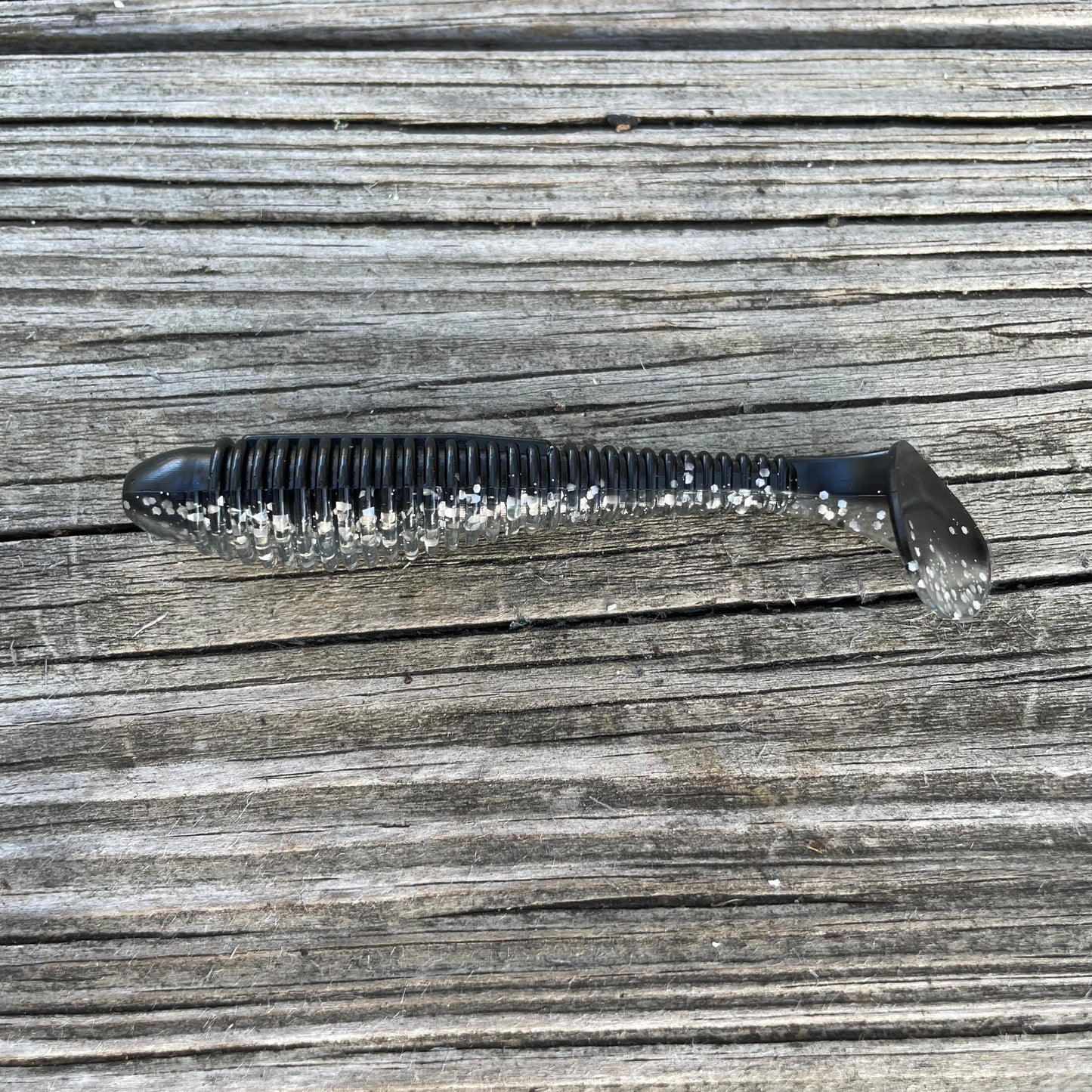 Flats Shad Black Mullet 3.8"