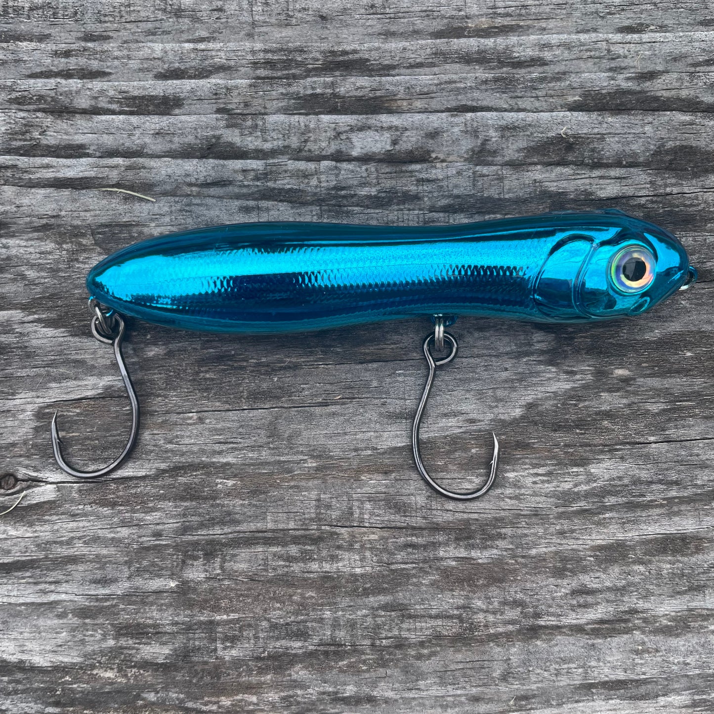 Nutty Knocker Blue Chrome