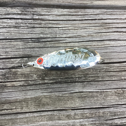 Hammer Finish Silver Weedless Spoon