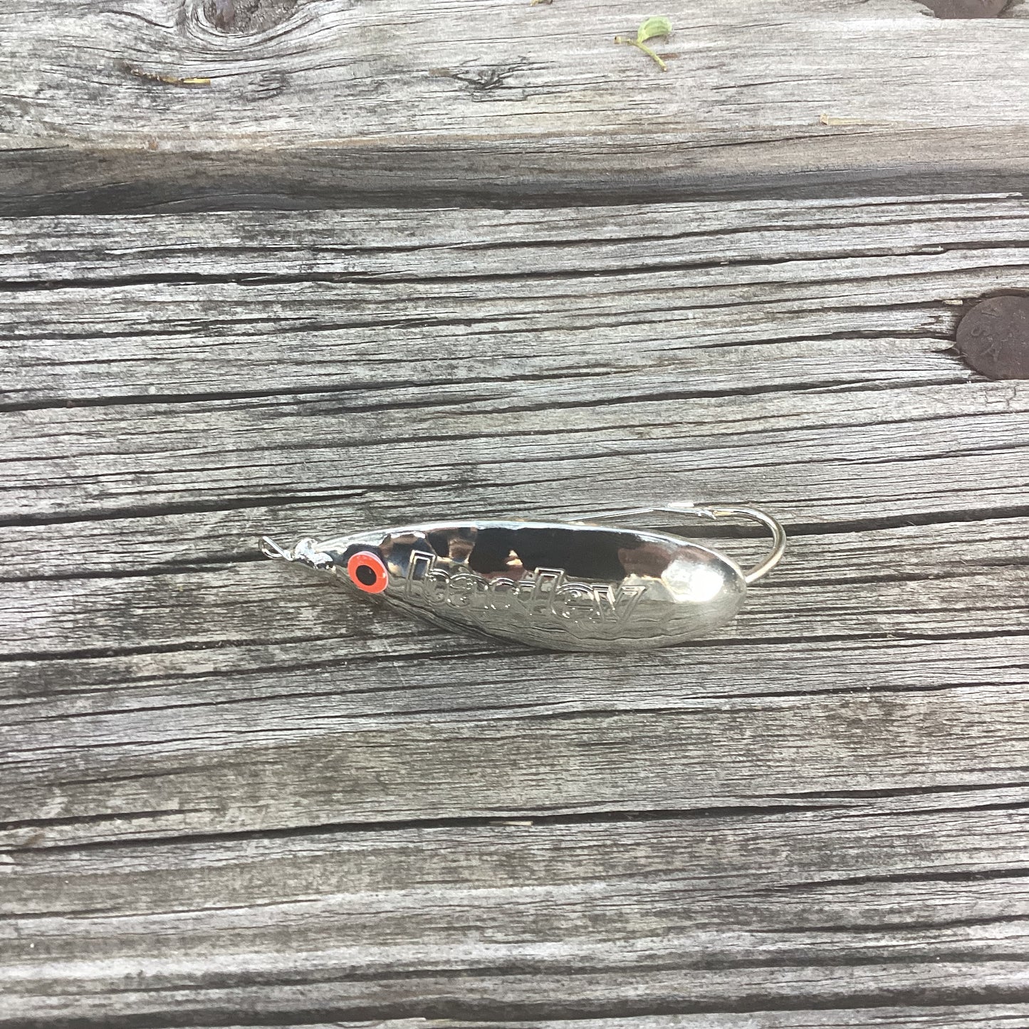 Hammer Silver Weedless Spoon