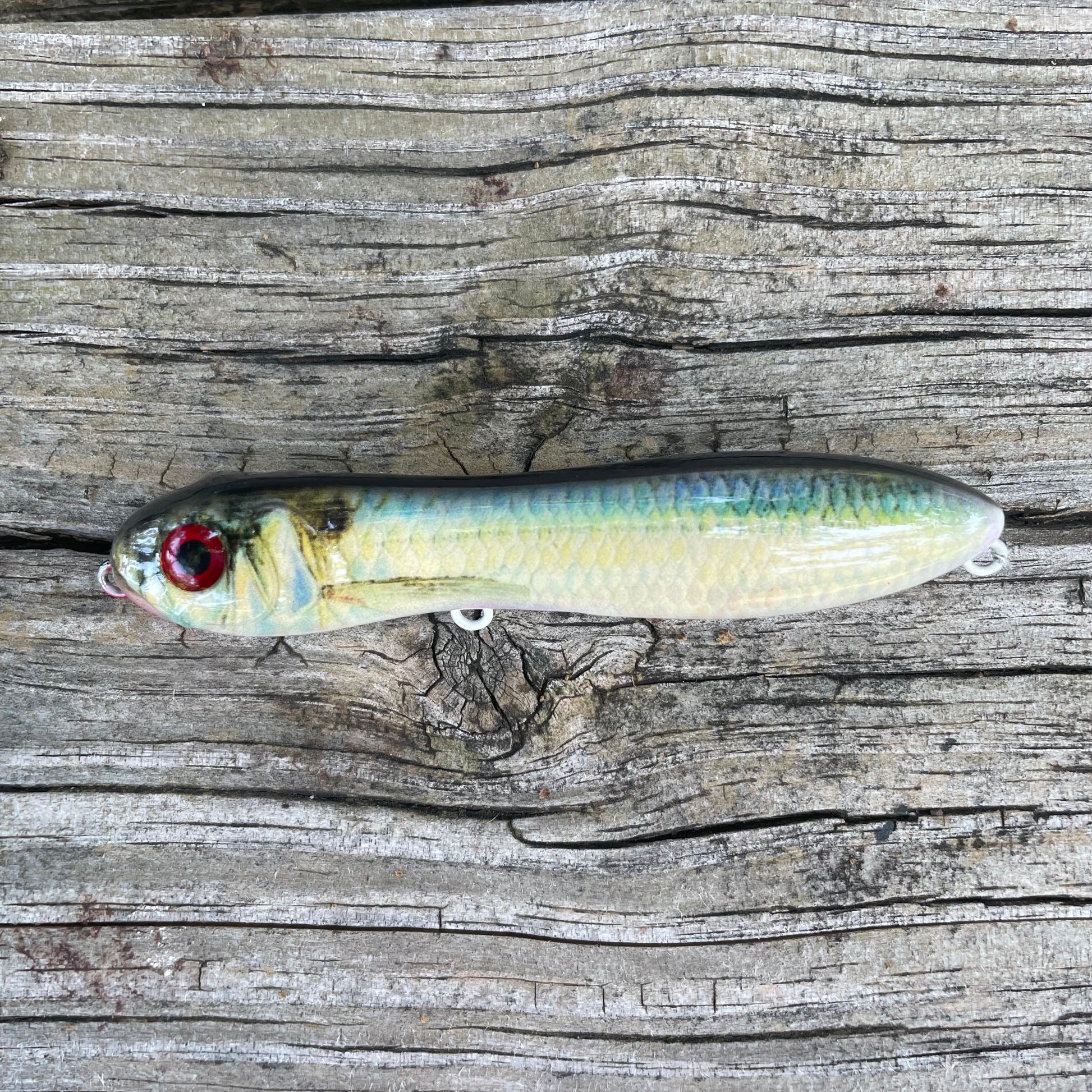 everett fishing lures Nutty Knocker White Shad – Flatwater Baits