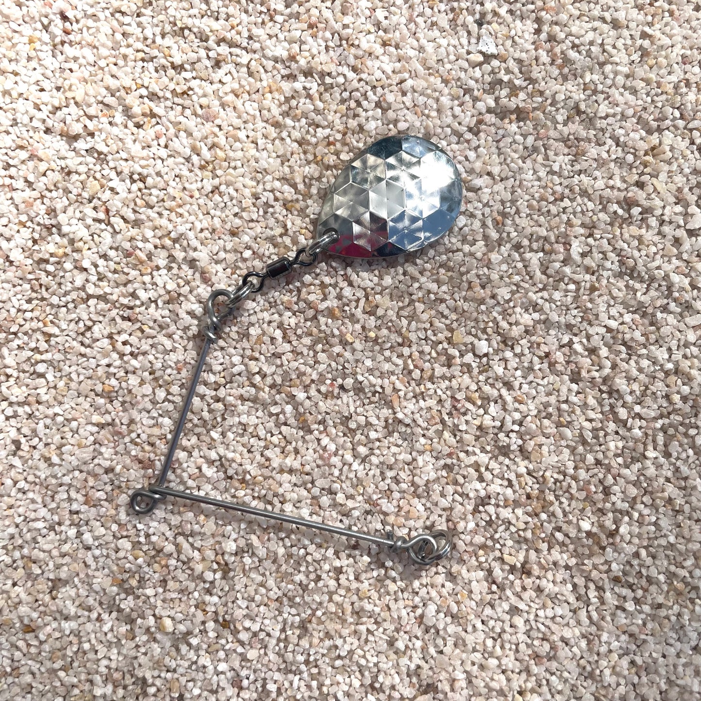 Silver Spinner Bait