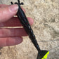 4" Finesse Shrimp Morning glory w/Chartreuse Tail