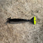 4" Finesse Shrimp Morning glory w/Chartreuse Tail