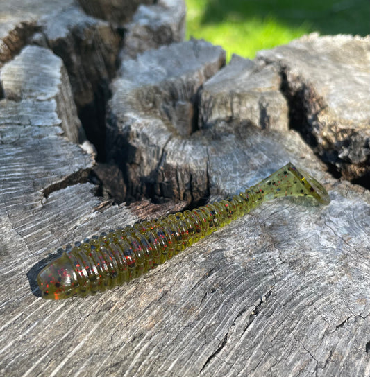 Flats Shad watermelon Red 3.2”