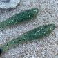 Flats Shad Natural Salt-N-Pepa 3.8” w/black tail dip