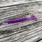 4" Finesse Shrimp Plum w/Chartreuse Tail