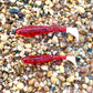 Flats Shad Strawberry w/White Tail 3.2"